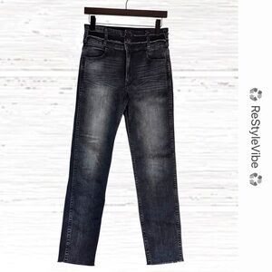 HUDSON Women’s Size 27 Denim Jeans Holly Skinny Style High Rise Stretch Black